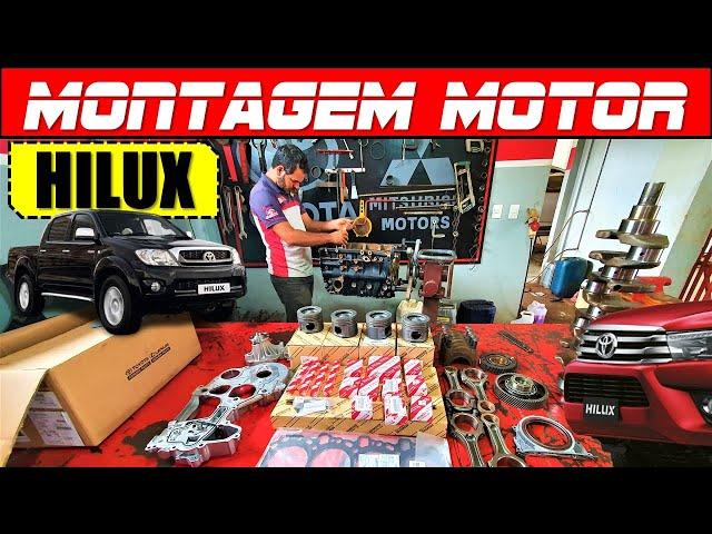 EP. 591 // Toyota HILUX 3.0 MONTAGEM MOTOR e ANÁLISE das Causas dos PROBLEMAS APRESENTADOS