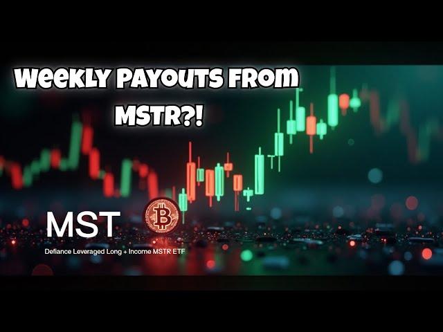 MST ETF: Get Paid Weekly from MicroStrategy?! | High Yield + Bitcoin Exposure