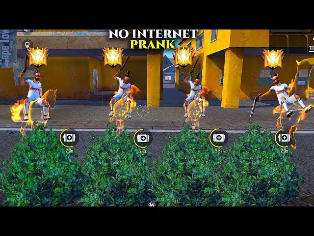 NO INTERNET PRANK | FREE FIRE FUNNY GAMEPLAY | NADIYA FF