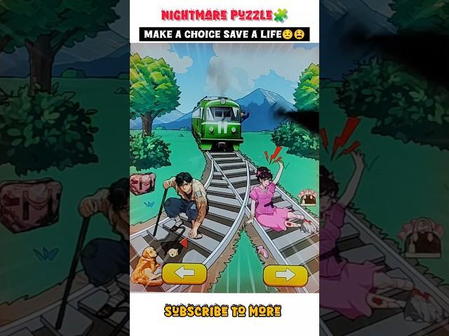 Make a Choice Save a Life  | Nightmare Puzzle  #shorts