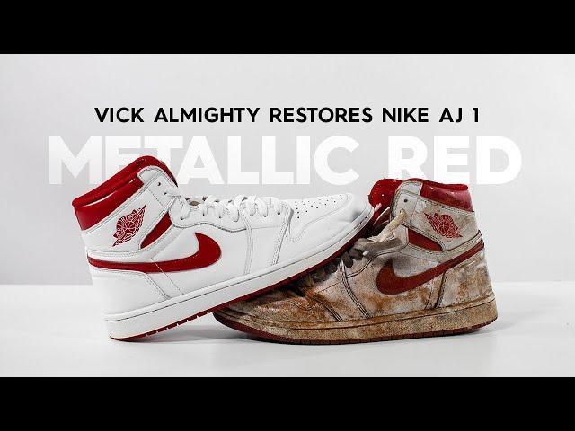 Vick Almighty Restores GRIMY Jordan 1 Metallic With Reshoevn8r