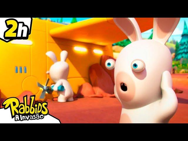 O Mad Rabbid fica mais louco! | Rabbids: A Invasão Brasil | Desenho animado | Compilação 2H