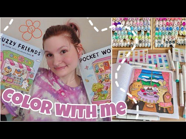 adult coloring book + marker haul️ | ohuhu |