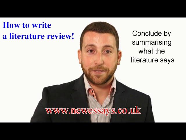 How to write a literature Review  - Literature Review Writing Service