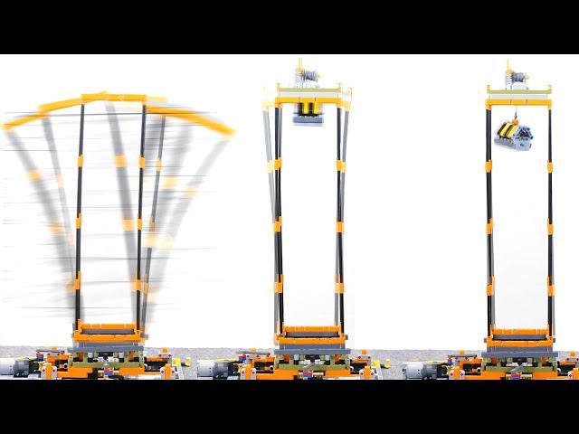 Earthquake Resistance Demonstration with LEGO Technic