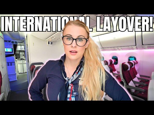 International Flight Attendant Life | I'm Out Of My Comfort Zone