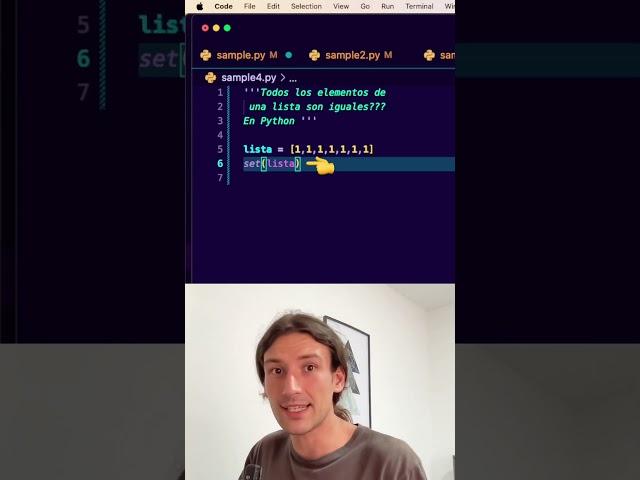Comprueba si todos los elementos son iguales en 1 sola línea | Trucos de Python 