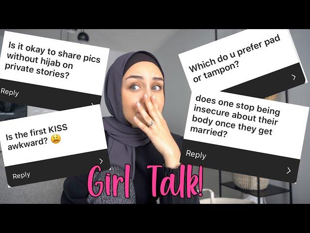 First kiss, private stories, & periods | GIRL TALK + 400K GIVEAWAY!!