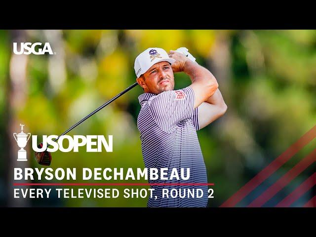 2024 U.S. Open Highlights: Bryson DeChambeau, Round 2 | Every Televised Shot