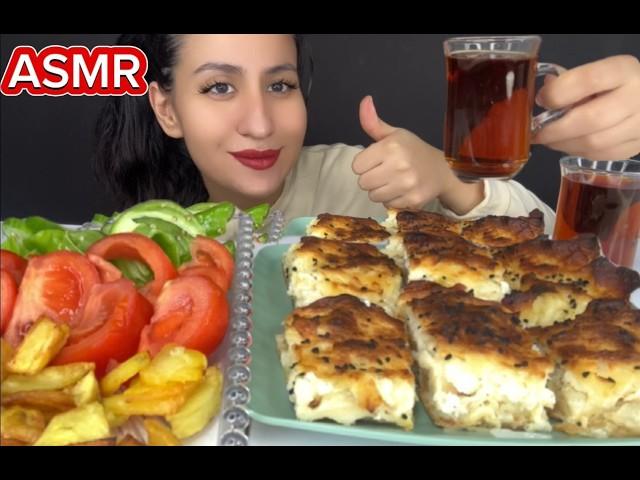 Homemade Cheese Börek, Crispy Fries & Tea – ASMR Turkish Breakfast!