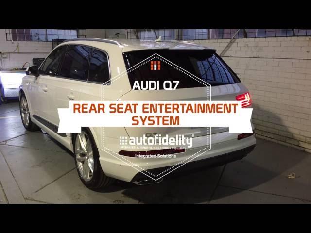 Audi Q7 Rear Seat Entertainment System