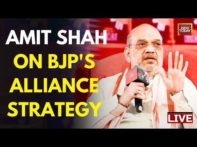 Amit Shah LIVE: Amit Shah Decodes BJP's Alliance Strategy | India Today Conclave 2024 | BJP LIVE