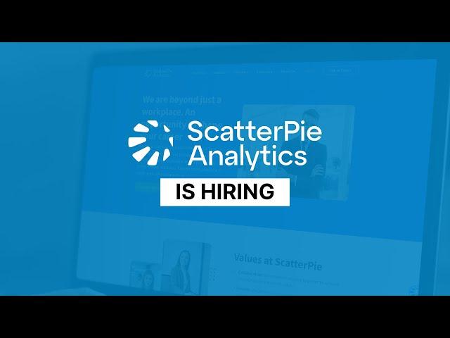 ScatterPie is Hiring | Data Analytics Opening | Come start your journey with us |