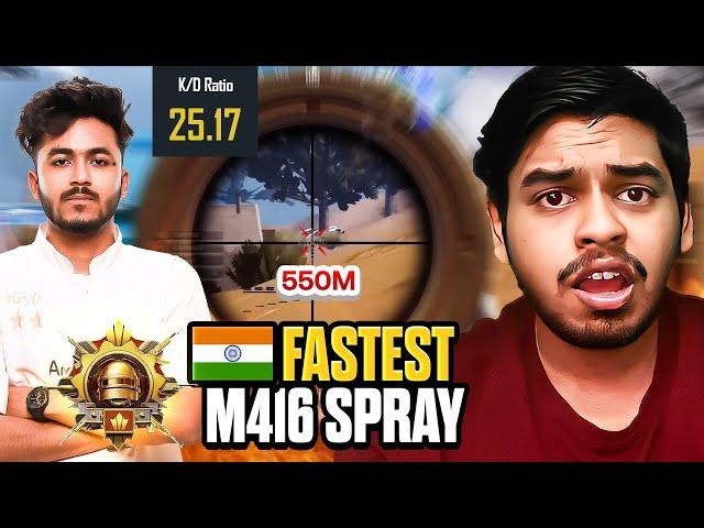 WORLD's FASTEST M416 + 6x Spray Conqueror Fragger SPRAYGOD BEST Moments in PUBG Mobile