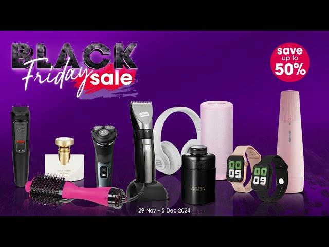 Black Friday sale! On at Clicks from 29 Nov – 5 Dec 2024