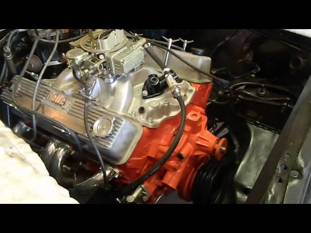 Joe's new atk performance chevy 350 V-8 5.7 liter crate engine 350 hp