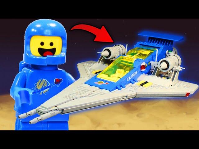 LEGO Benny Speed Builds The Galaxy Explorer Spaceship (Stop-Motion Build)