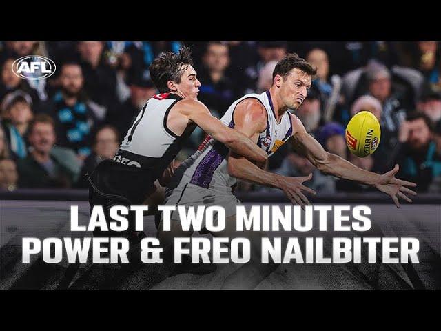 Last Two Minutes: Port Adelaide v Fremantle | Round 4, 2024 | AFL