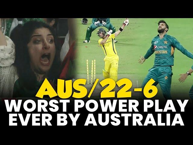 Worst Powerplay By Australia | Pakistan vs Australia | PCB | MA2L