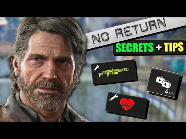 18 'No Return' Tips and Secrets - The Last of Us 2 Remastered