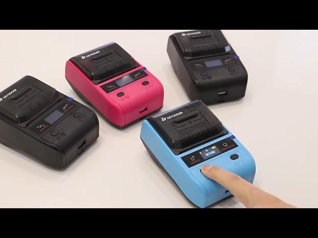 Portable Mobile Thermal Receipt Printer 58mm Bluetooth USB POS Thermal Portable Printer