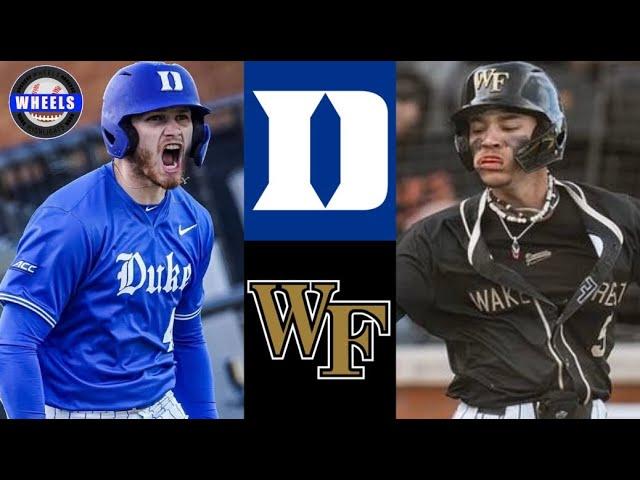 #12 Duke vs #1 Wake Forest (Game 3, CRAZY GAME!) | 2024 College Baseball Highlights