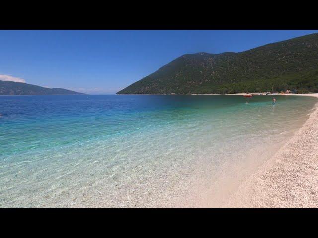 Antisamos beach, Kefalonia. May 2022 - Greek Ionian islands.