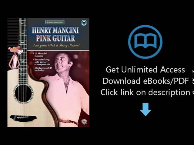 Henry Mancini - Pink Guitar Book & CD (Acoustic Masterclass)