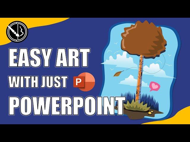 【Creative Design】Create AMAZING design with only Powerpoint!