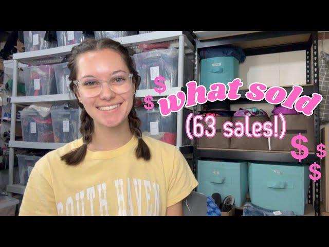 My July 2024 Sales on Poshmark & Mercari! What sold fast & for good profit! How to make money online