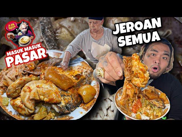 JEROAN SEMUA..!!! NASI MADURA MAK NEK PASAR BESAR PASURUAN.