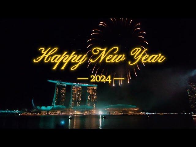 Singapore Fireworks Display for New Year 2024