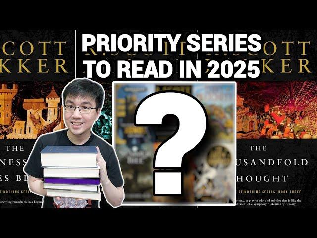 My Top 13 Priority Fantasy Series To Start (and finish) in 2025!