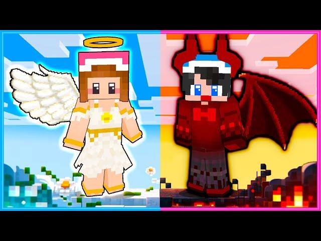 天使と悪魔になってサバイバルするマインクラフト【 マイクラ / Minecraft  】