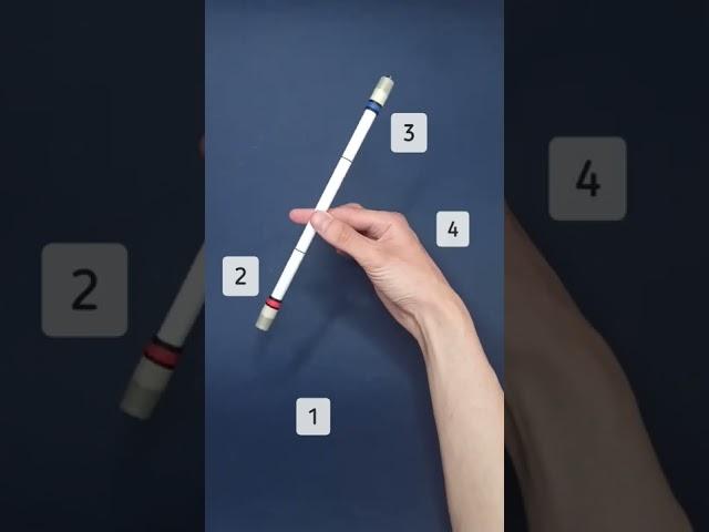 4 steps to pen spinning️