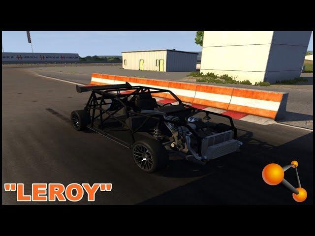 BeamNG.drive - TWIN TURBO LEROY "VETTE KART"