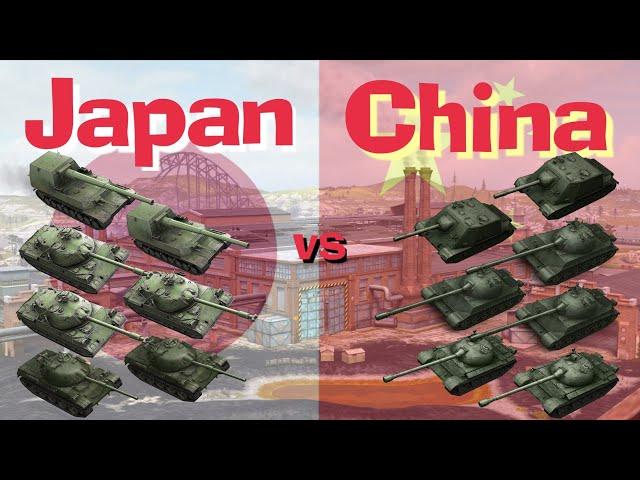 WOT Blitz Japan vs China || Tier 10 Face Off