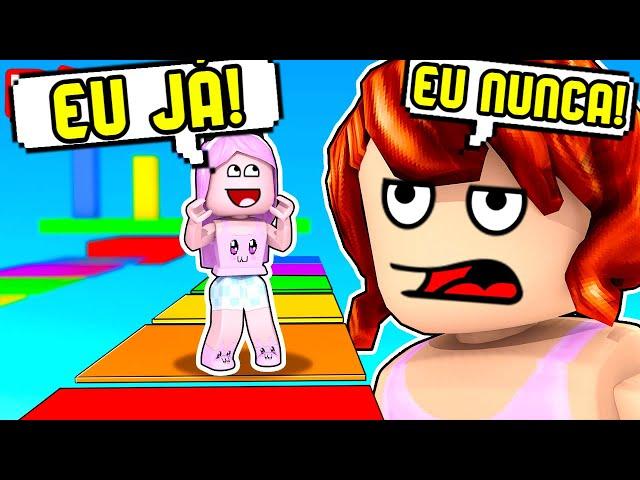 Roblox - DESAFIO do EU NUNCA, EU JÁ!