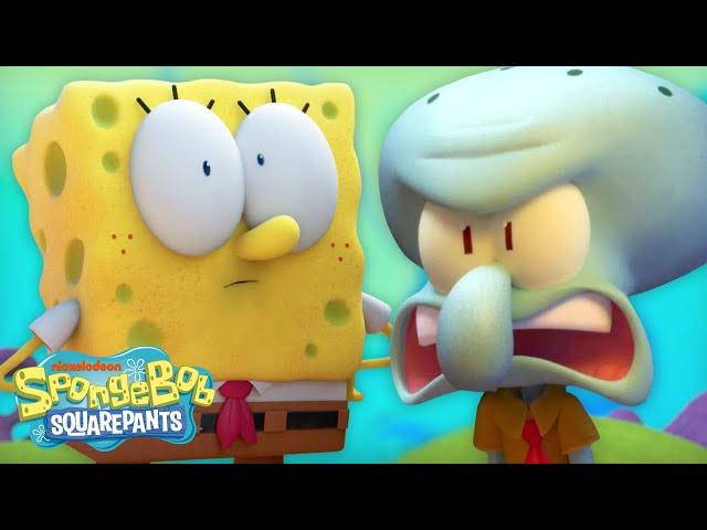 Squidward's Top 25 Most Savage Moments on Kamp Koral  | SpongeBob