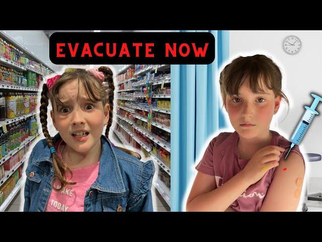 ALIYAH'S TERRIBLE WEEK! | SCARY EVACUATION AND NEEDLES