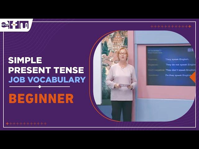 Let's Start English 53 - Lesson 8 / Simple Present Tense | Beginner Levels