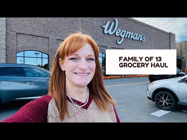 FAMILY OF 13 GROCERY HAUL