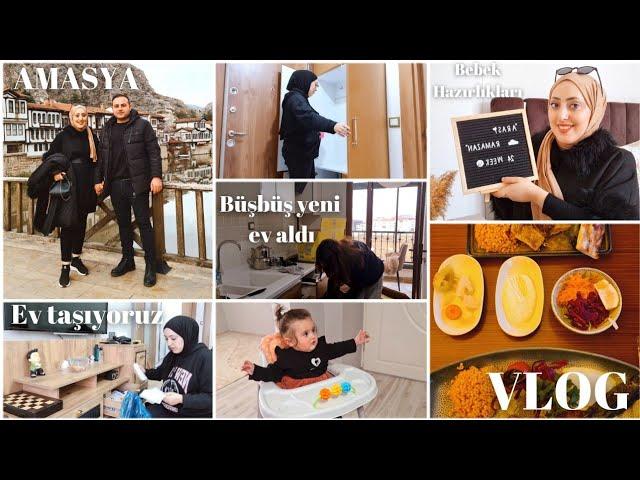 YENİ EV ALDII | HAMİLEYKEN TAŞINMA| AMASYA GEZİSİ | BEBEK ALIŞVERİŞİ| NELER ALDIK?| VLOG