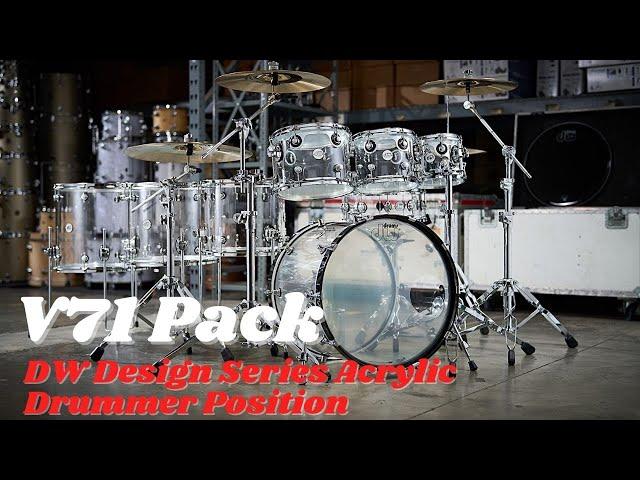 Roland V71 Expansion Pack Demo | DW Design Series Acrylic: Drummer Position