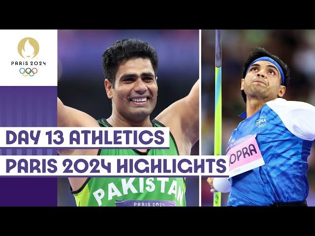 Nadeem breaks Olympic record and wins  , Neeraj wins  in Men’s Javelin on Day 13 | Paris 2024