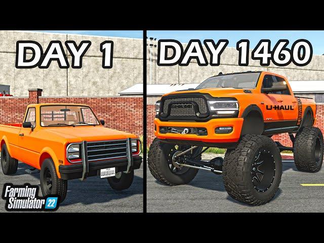 I SPENT 2 MORE YEARS BUILDING A RENTAL BUSINESS WITH $0 AND A TRUCK! | Farming Simulator 22