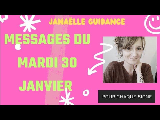 ️ Messages du mardi 30 janvier pour chaque signe ️