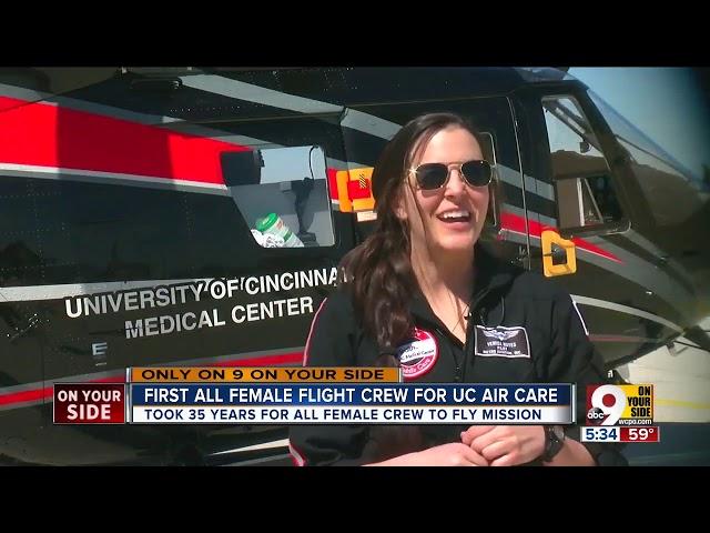 First Female Helicopter pilot & All Female Crew at UC Health Air Care