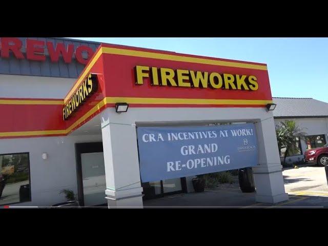 TNT Fireworks Grand Reopening - Dania Beach CRA Grant