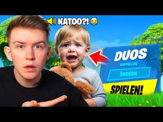 VERRÜCKTE KINDER GETROFFEN!  | FORTNITE RANDOM DUOS